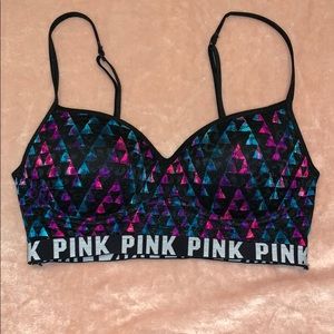 PINK push-up lounge bra